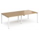 Adapt 1200mm Deep | 4 Person Back to Back Bench Desk